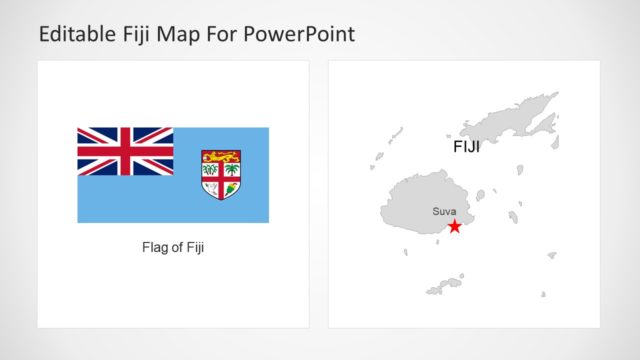 Map and Flag Slide for Fiji