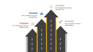 Road Highway Vertical Timeline Template