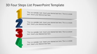 4 Steps Diagram Template 