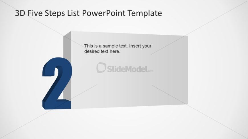 3D Numbers Step 2 Template