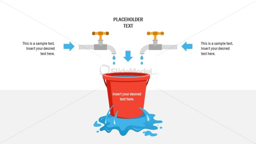 Business PowerPoint Leaky Bucket