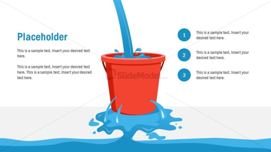 Flat PowerPoint Leaky Bucket 