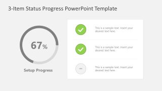 Status Progress PPT Presentation Template 