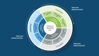 PowerPoint Diagram of 3 Levels 