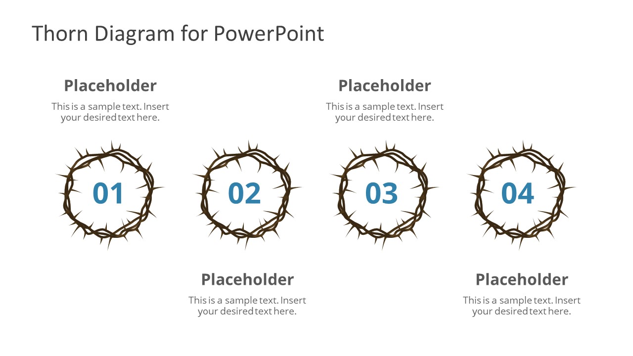 PPt 4 Segments Crown of Thorn
