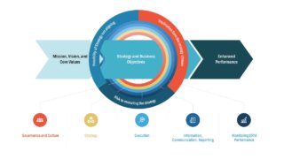 Flat Framework Model of ERM