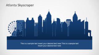 City Skyline PowerPoint Silhouette