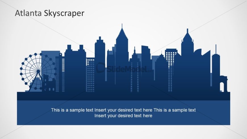 City Skyline PowerPoint Silhouette