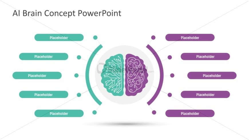 Business PowerPoint Brain Concept