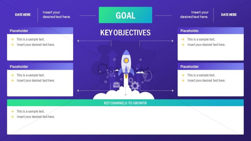 Single Slide Business Plan Layout