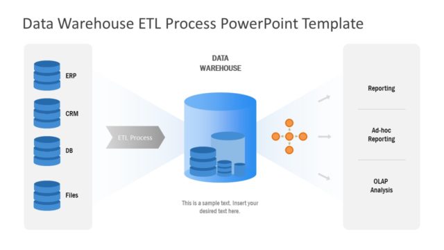 Data Warehouse ELT Process PowerPoint Template