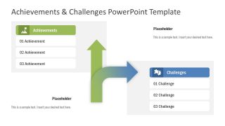 Curved Arrow for Success Plan PPT