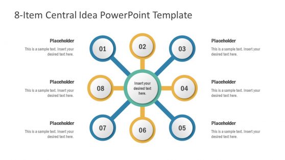 8 Steps Concept Diagram Template