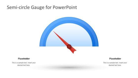 Gauges For PowerPoint Meter Chart Presentation Slides