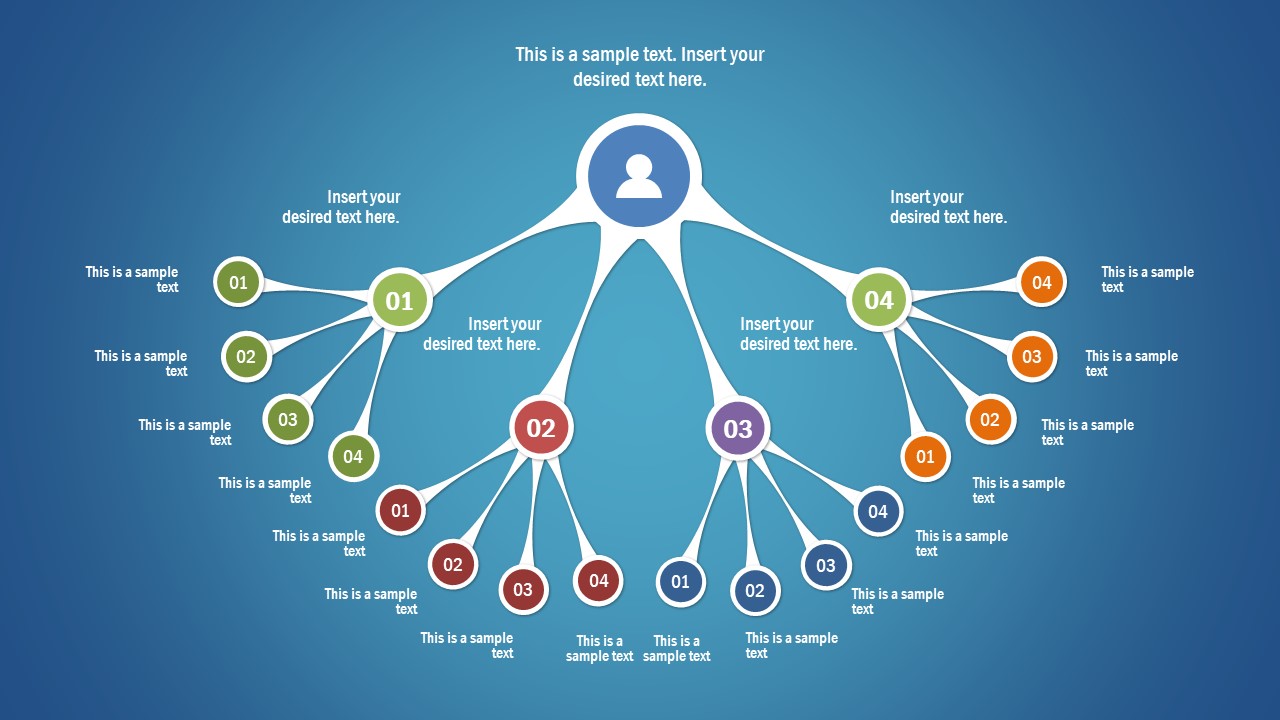 Hierarchy WBS Tree Diagram PPT SlideModel