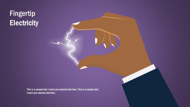 Fingertip PowerPoint Static Current