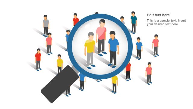 Customers Illustration PowerPoint Template