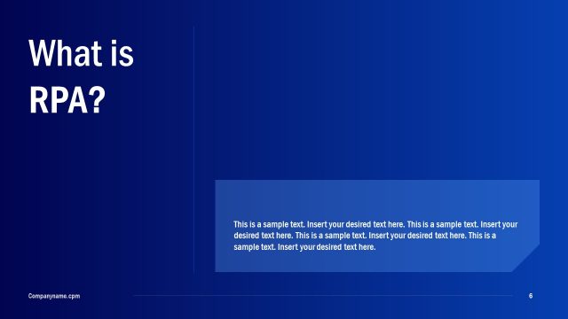 RPA Template of Automation Concepts