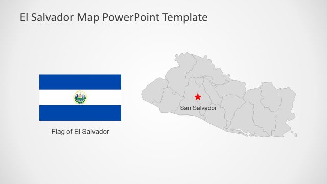 Flag and Map Design for El Salvador PPT