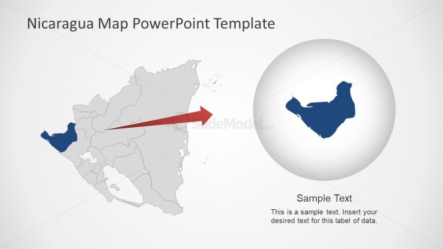 PowerPoint Map Presentation of Nicaragua 