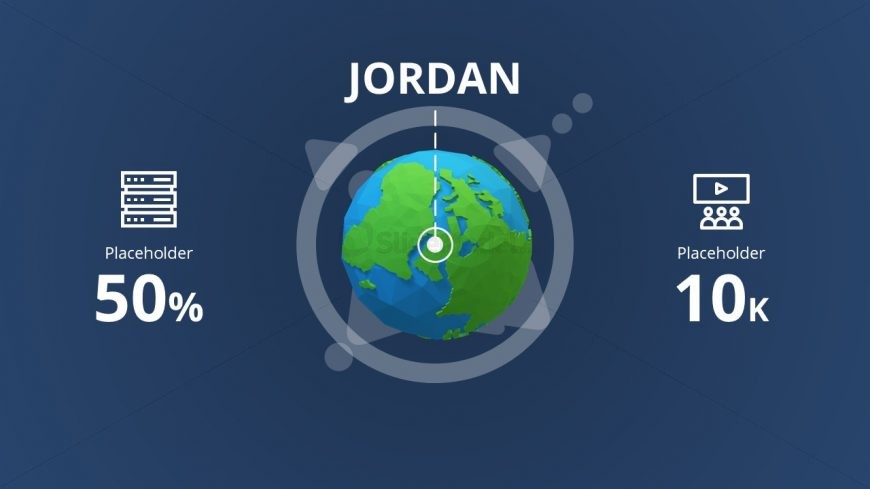 3D Model of Earth Globe