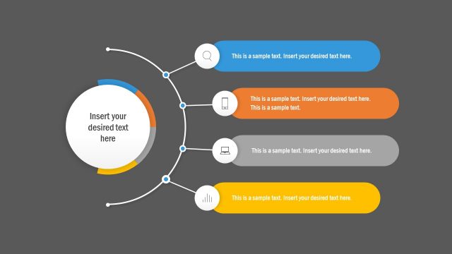 4 Steps Agenda Slide Design PowerPoint