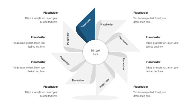 Flywheel Process PowerPoint Diagram