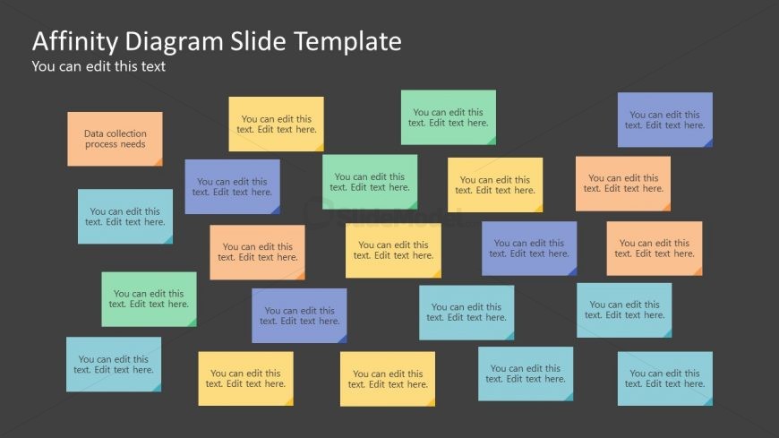 Affinity Diagram Template Slide