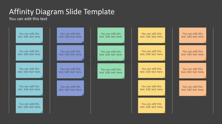 Affinity Model Presentation Template - Dark Background