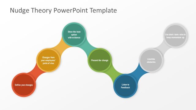 7 Steps Process Flow Diagram Template