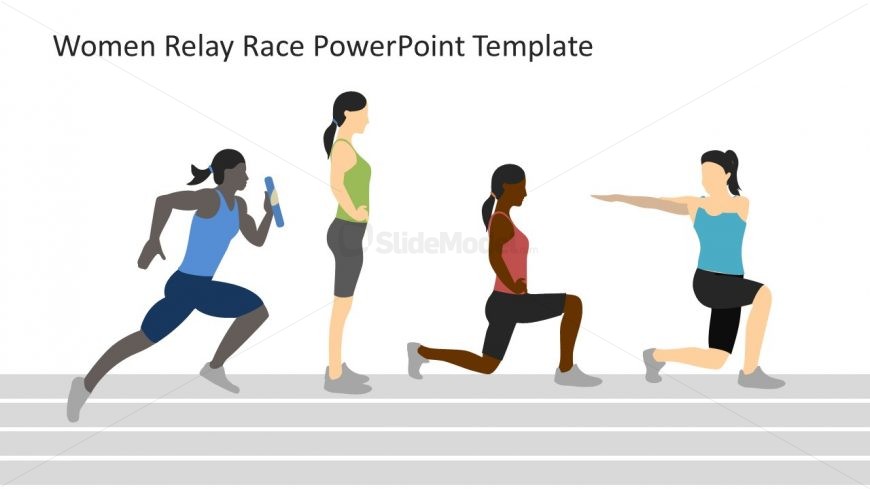 PowerPoint Racing Template for Women