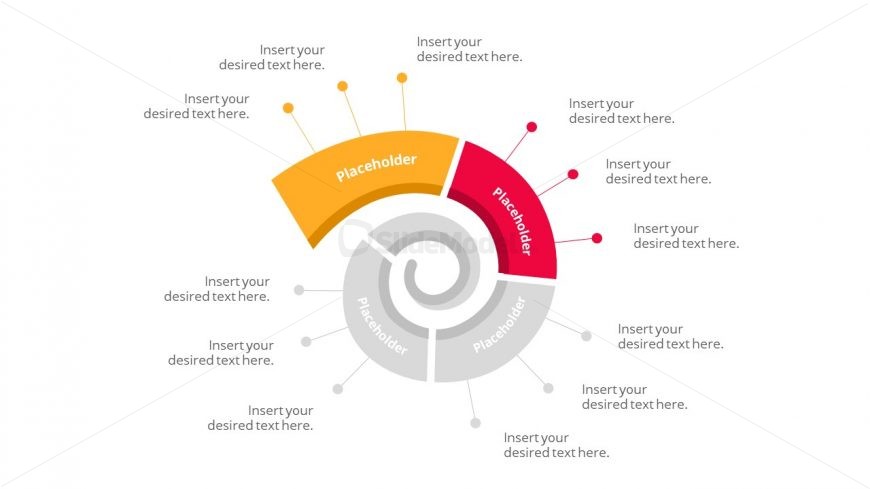 Flat Spiral Shapes in PowerPoint