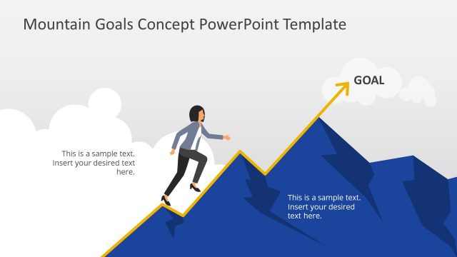 Editable Goals Concept Diagram Template