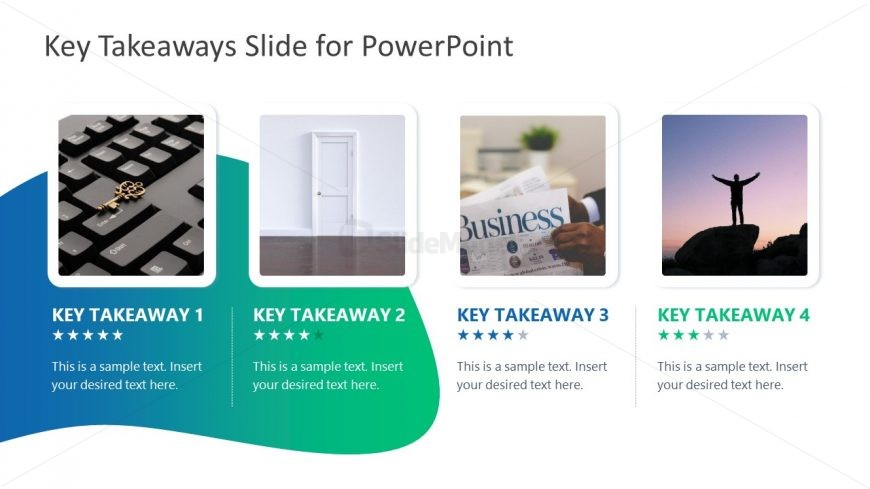 PowerPoint 4 Segment Layout