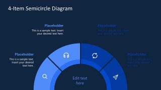 PowerPoint Semicircle Diagram Template