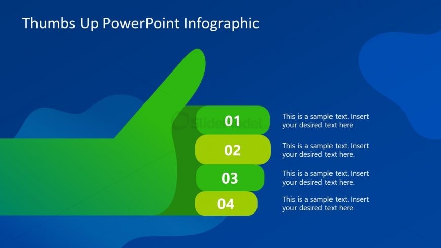 Agenda Slide of Thumbs Up