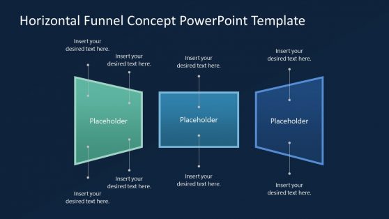 3 Steps Polygonal Funnel Template 