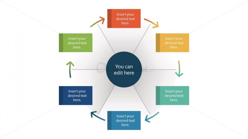 Wheel PowerPoint Template Diagram 