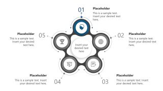 Template of 5 Infographic Elements 