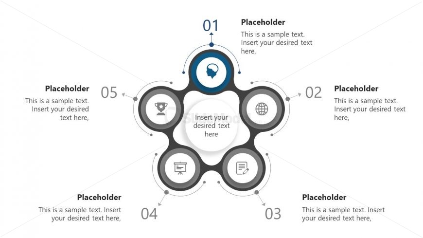 Template of 5 Infographic Elements 