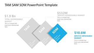 Rhombus Concept Diagram Template