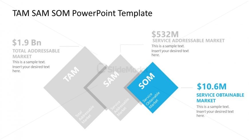 Rhombus Concept Diagram Template