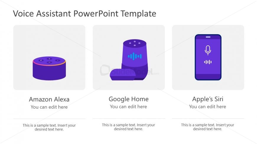 PPT Voice Assistant Devices Layout