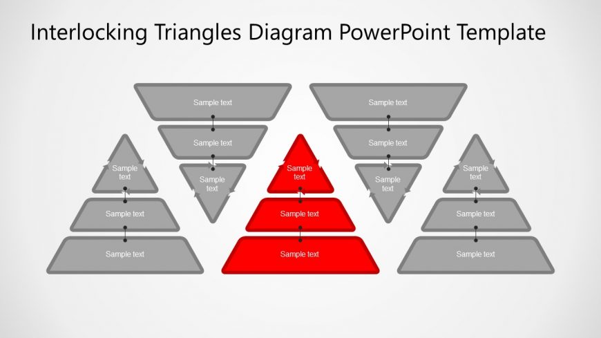 5 Steps Pyramids PowerPoint
