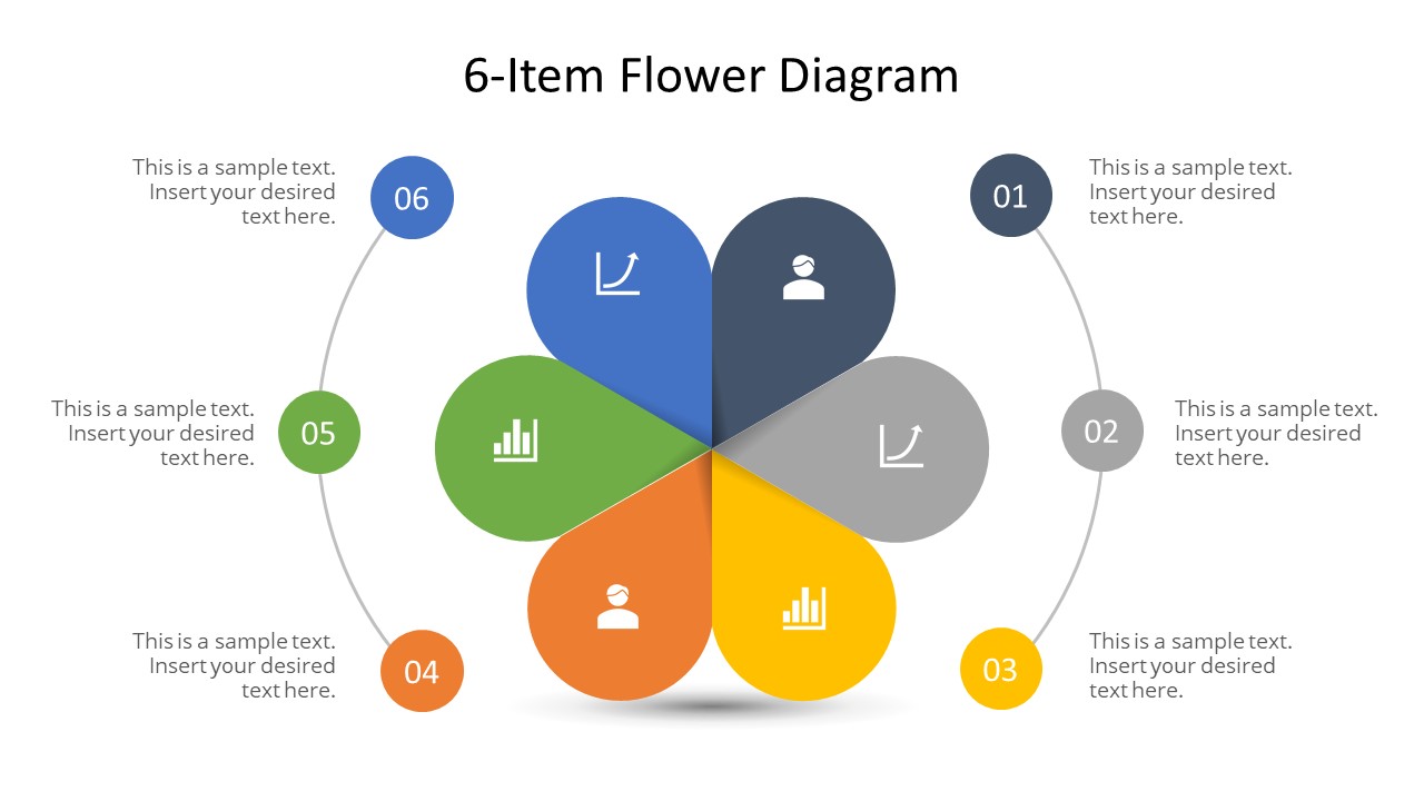 6 Steps Circular Diagram Template 