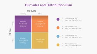 Market and Products Matrix Template