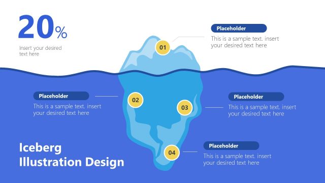 Iceberg Infographics for PowerPoint