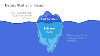 Glacier Iceberg PowerPoint Diagram 