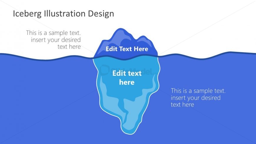 Glacier Iceberg PowerPoint Diagram