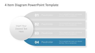 PowerPoint Diagram Template 4 Items